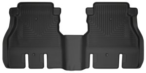 Jeep Wrangler JLU Floor Liners - Rear - Husky Liners - WeatherBeater, 2nd Seat - Black - `19-`24